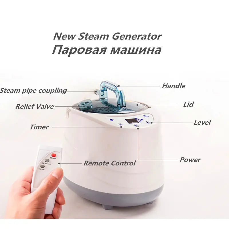 Steam Sauna Home Portable Sauna Spa 4L 2000W EU Plug STEAM