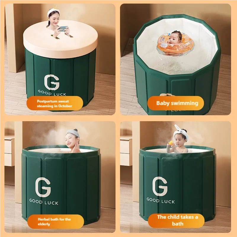 Foldable Ice Bath Tub for Home use Full Bbody Bath Tub