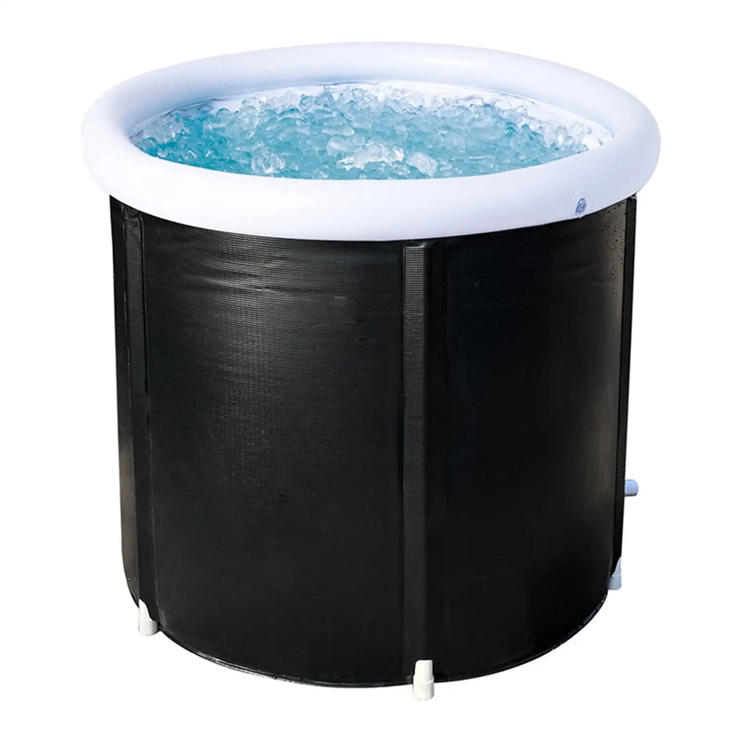 Ice Bath Tub Cold Water Tub with Drain Hole Bathing Bucket for Shower