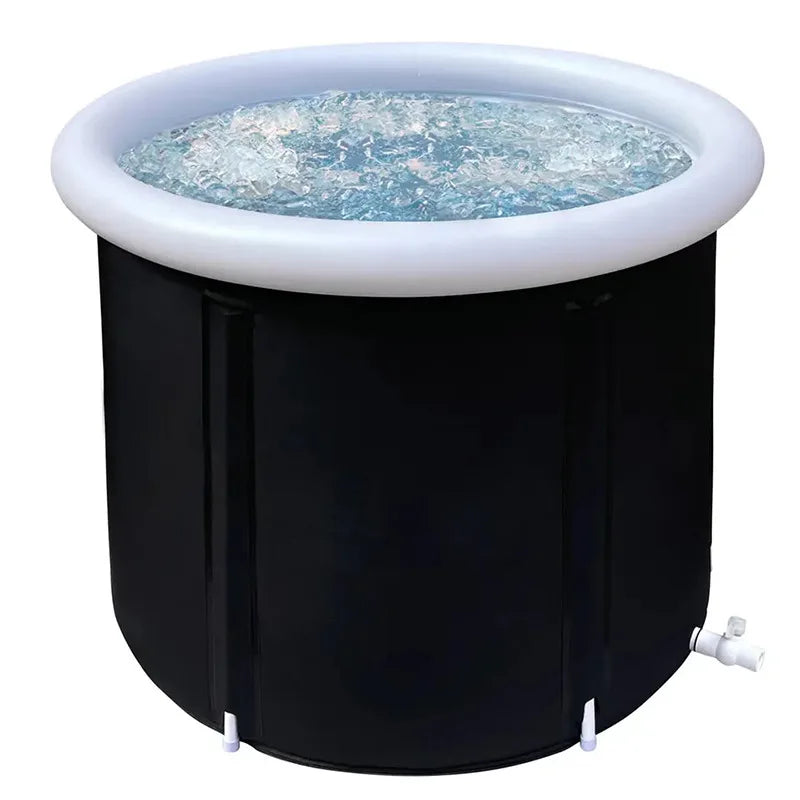 Large Ice Bath Tub Outdoor with Portable Bathtub Athletes Cold Water Therapy Tub