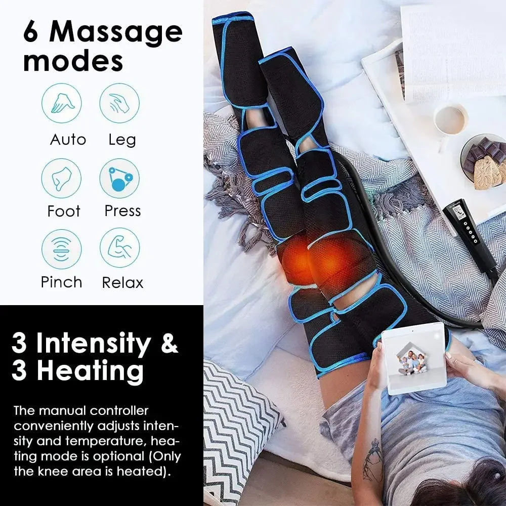 360° Foot air pressure leg massager promotes blood circulation body massager