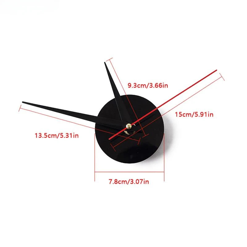 Creative Frameless DIY Wall Clock Wall Decoration Home Silent Clock Living Room