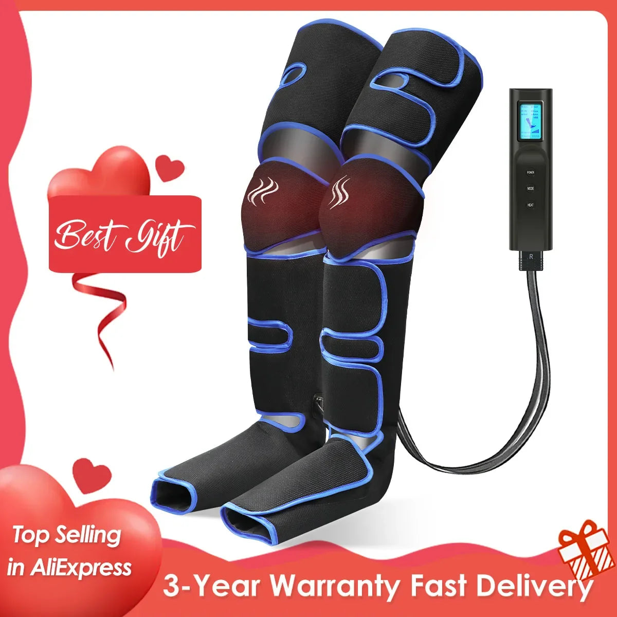 360° Foot air pressure leg massager promotes blood circulation body massager